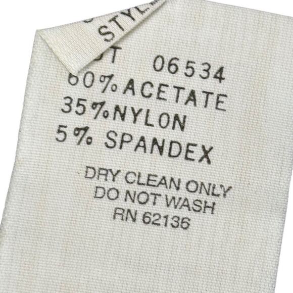 Guess Collection USA Made Satin Solid Little Black Dress V-Back Stretch sz 4 - Picture 14 of 16